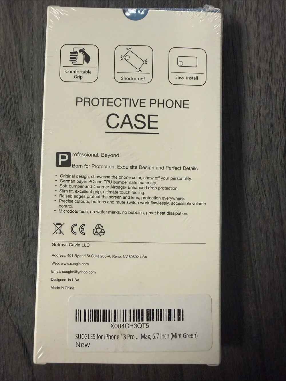 C For 13 Pro Max Mint Green Case